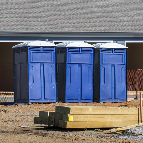what is the cost difference between standard and deluxe porta potty rentals in Yorktown Virginia